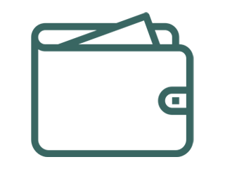 wallet icon green wallet icon green